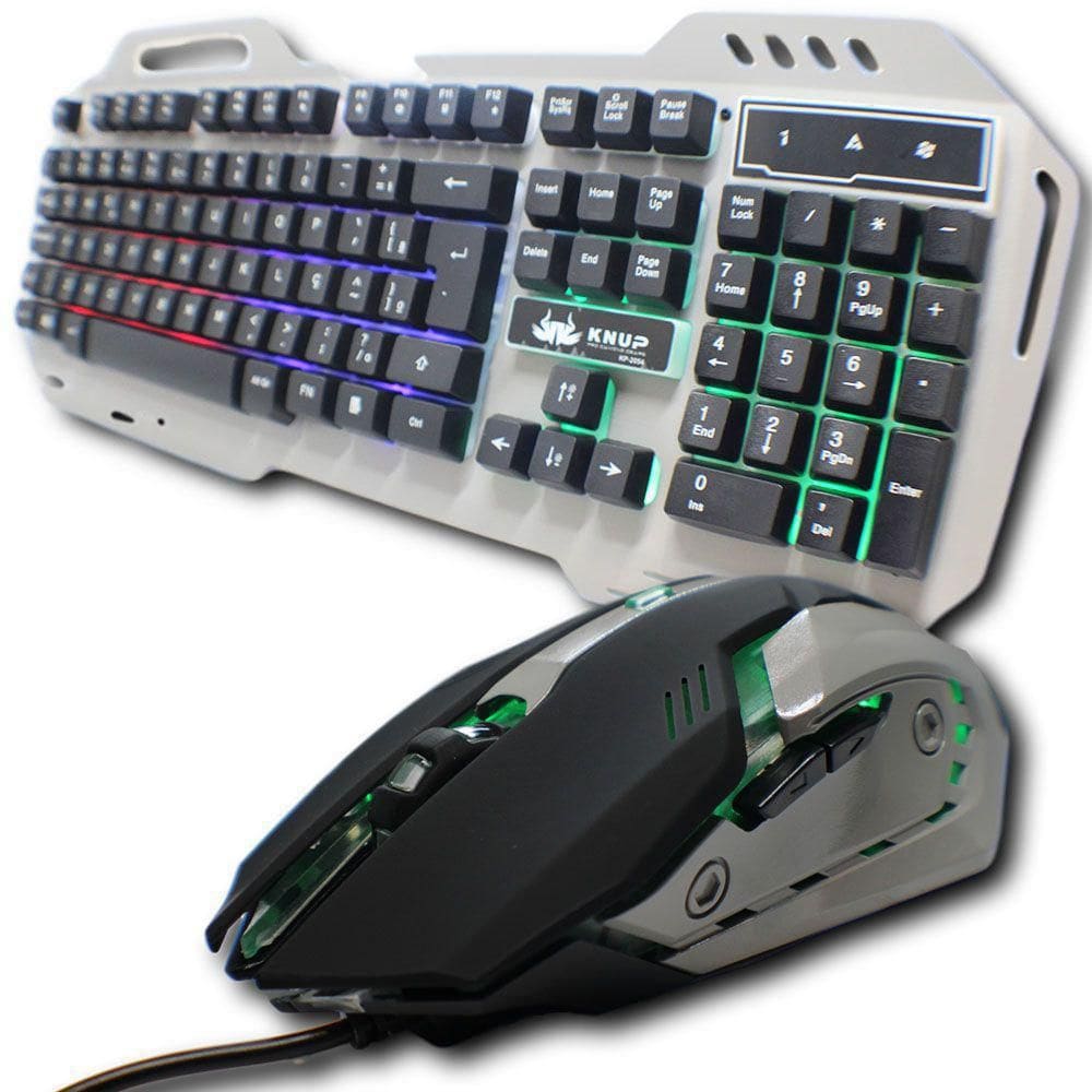 Kit gamer teclado + mouse knup kp-2054