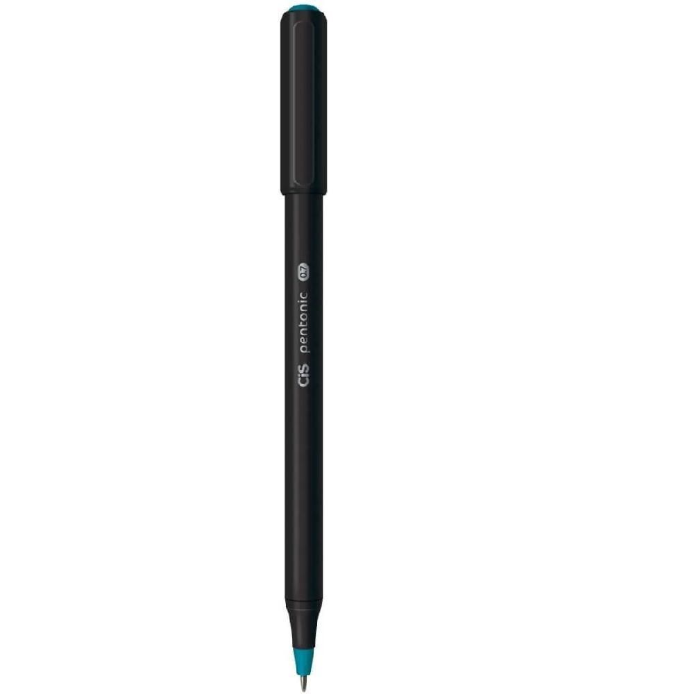 Caneta esferografica 0.7 cis pentonic - azul claro