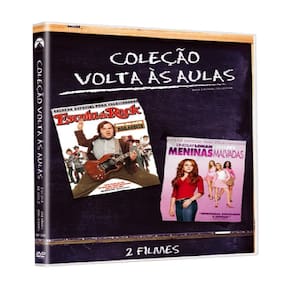 Dvd escola de rock + meninas malvadas -  - 2 discos