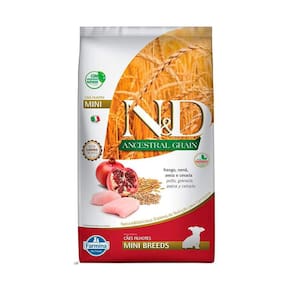 Ração n&d ancestral grain filhotes pequenos e minis 10,1kg