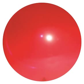 Bola de vinil lisa grande vermelho kit com 20 bolas .