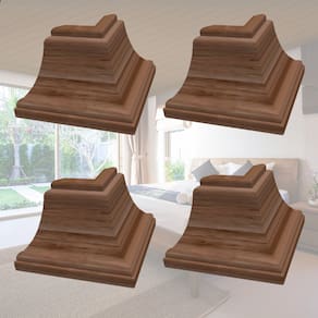 Cantoneira Externa Pvc 25x25mm com Engate Rápido 4 Unidades Permatti Imbuia