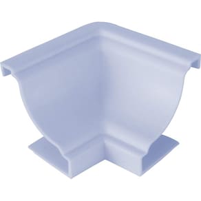 Canto Interno Polifort 8mm x 25mm Caixa com 4 unidades Branco Gelo