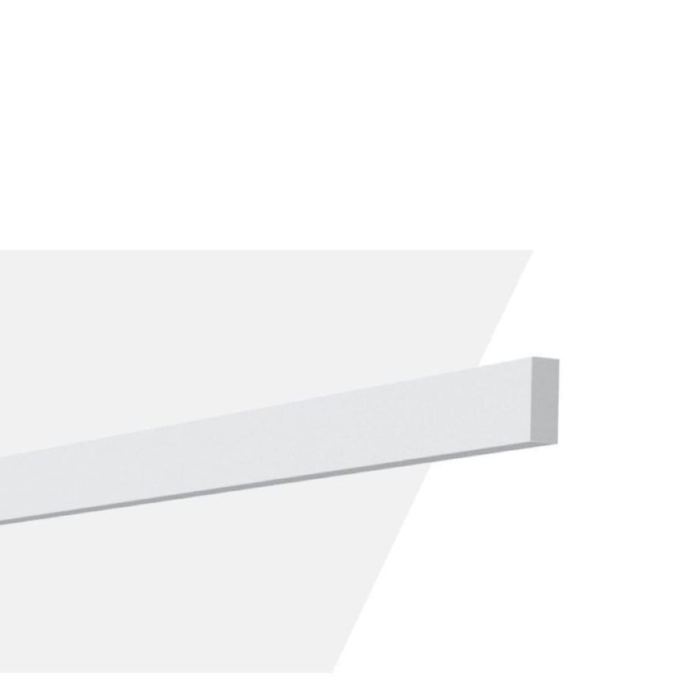 Boiserie / Ripado de Poliestireno M2 - 10mm X 2,5cm X 2m Branco