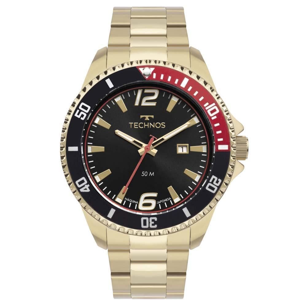 Relogio  technos 2115ncm 1p dourado
