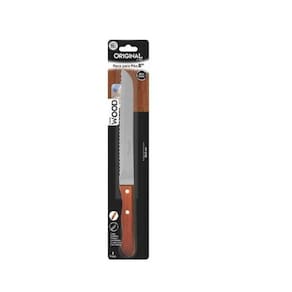 Faca para pão 8 com serrilha aço inox wood 32,5cm