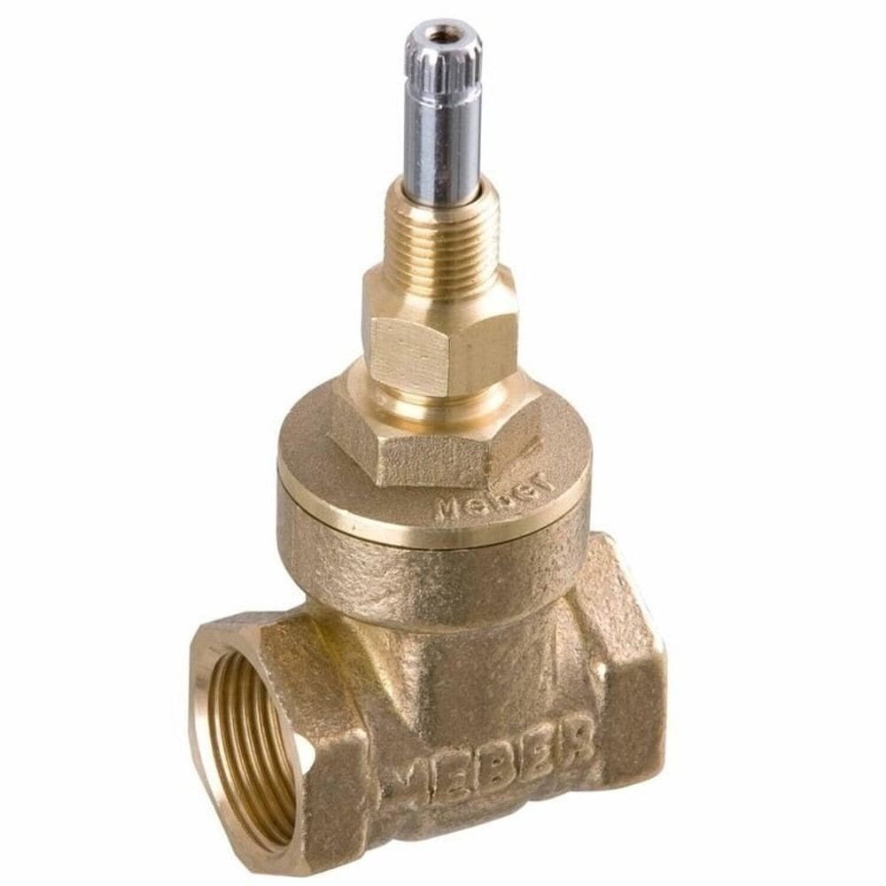 Kit 3 Bases para Registro Meber 1509 3/4" com Gaveta Cromado
