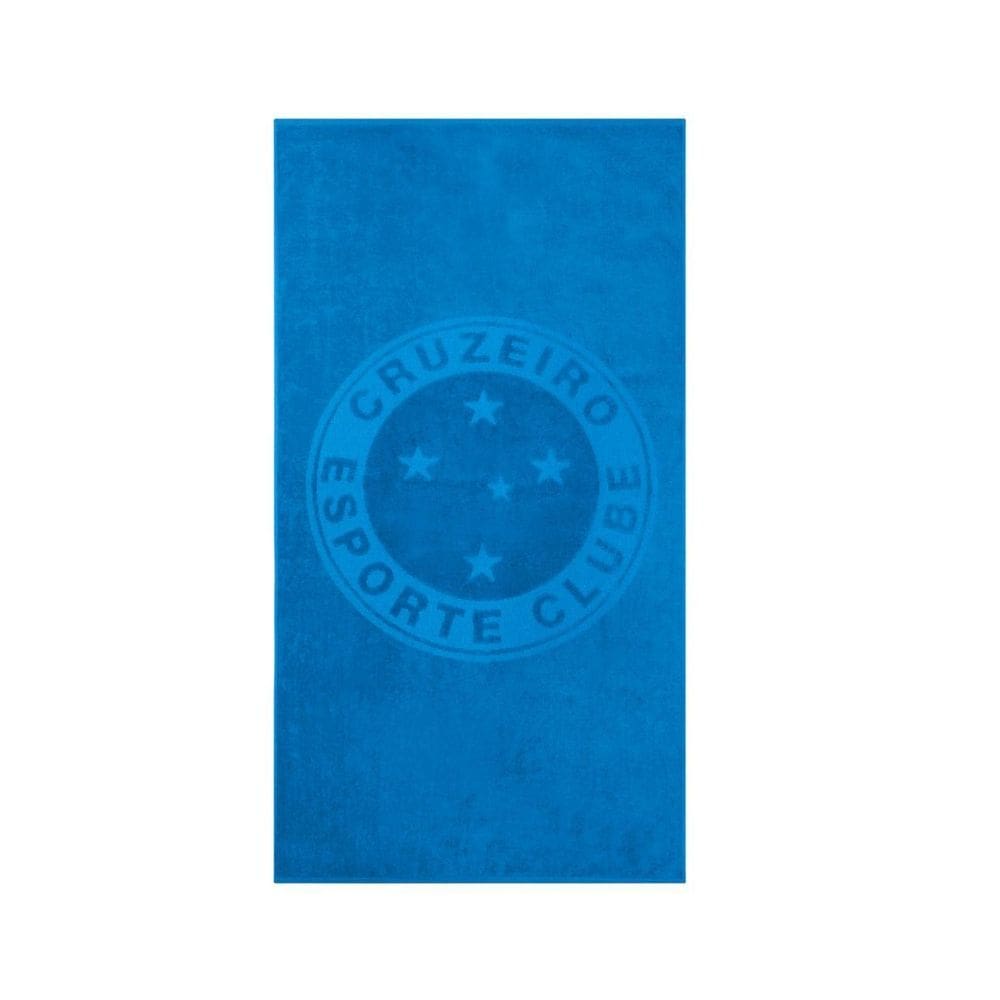 Toalha De Piscina Jacquard Time Cruzeiro Buettner Azul