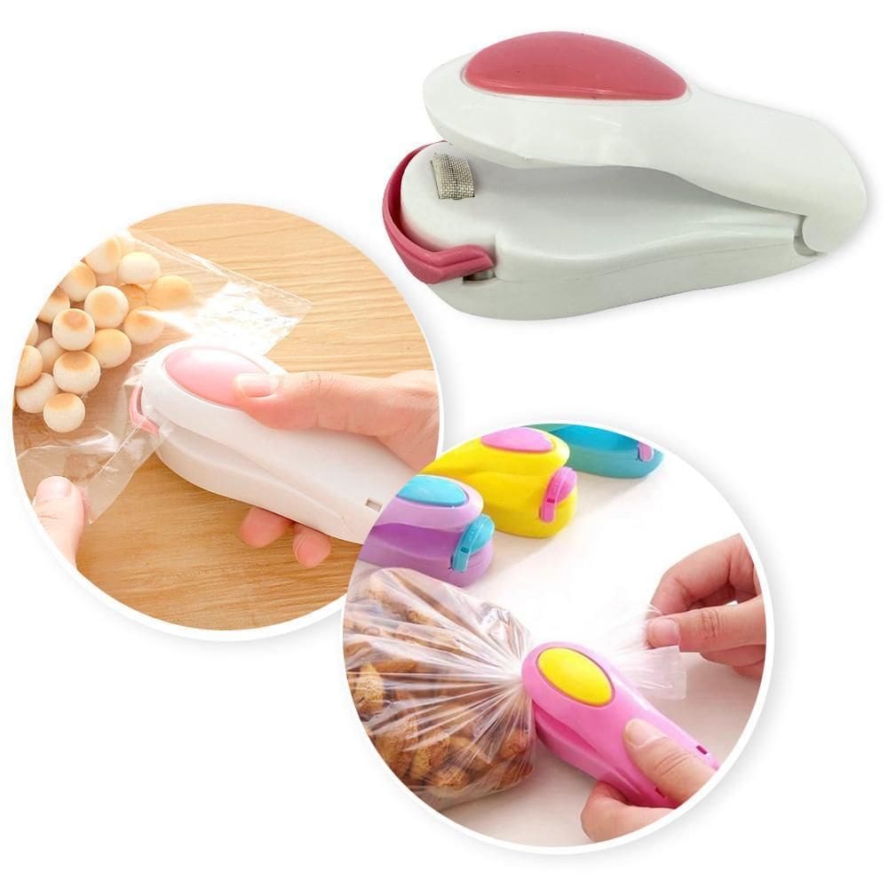 Mini seladora portátil manual de embalagem plástica cozinha