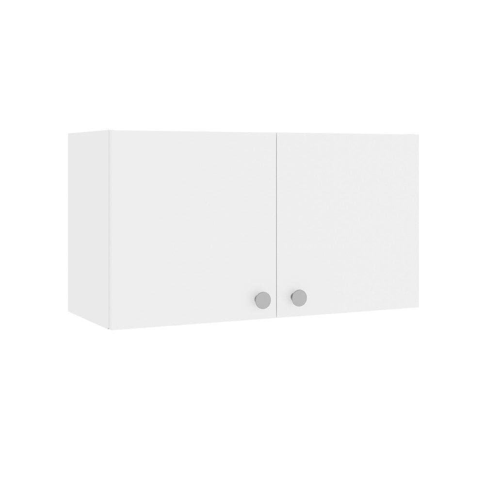 Armário Multiuso para Lavanderia Duo 70Cm 2 Portas Branco - Telasul