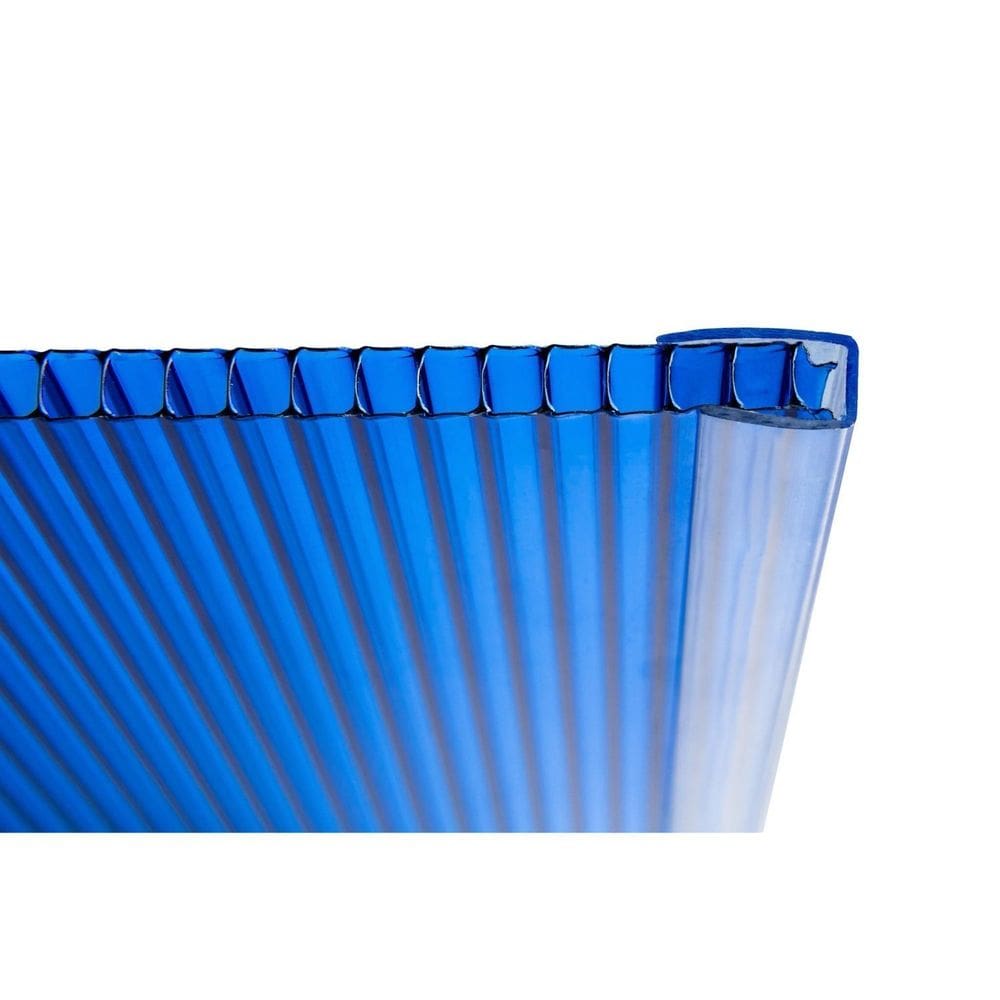 Perfil U para Chapa de Policarbonato 4mm/6mm Comprimento 2.1m Cristal