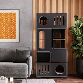Torre Duque Para Gatos - Linha Gatos Grandes Preta