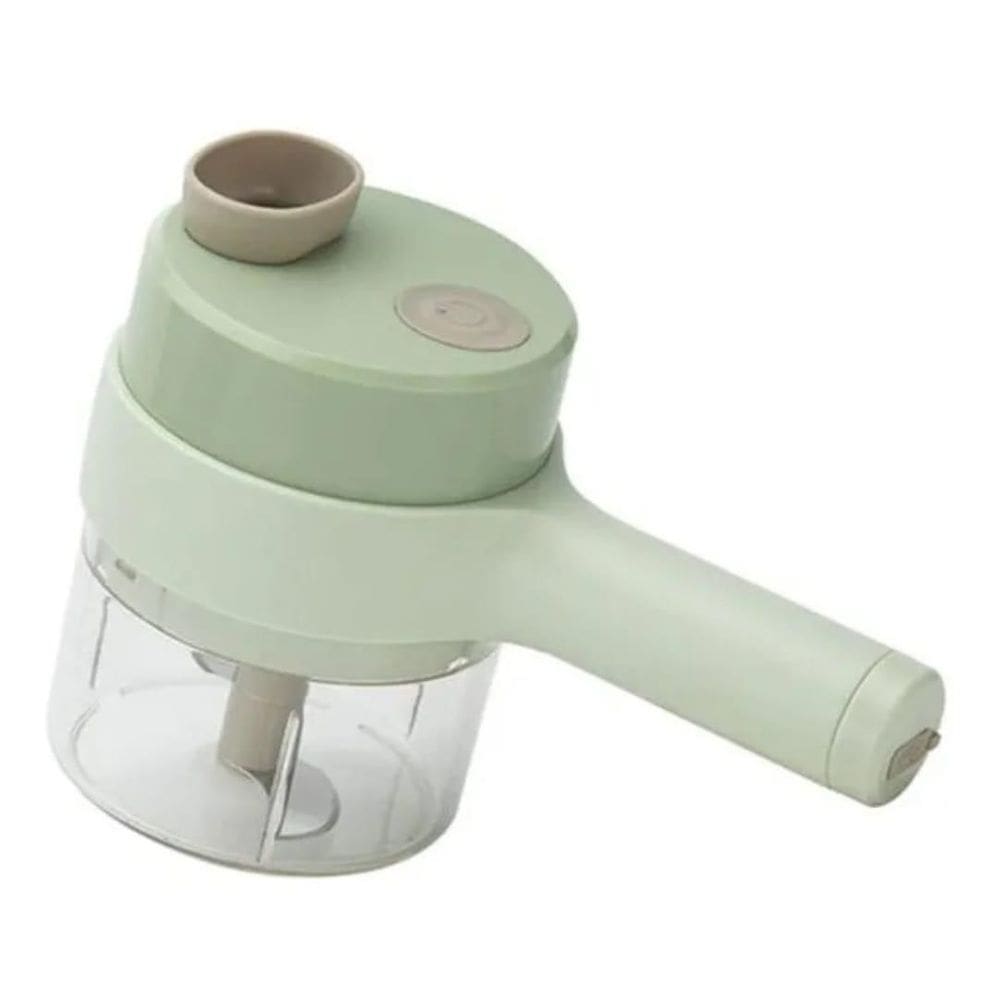 Cortador E Triturador De Legumes Elétrico Portátil 4 Em 1