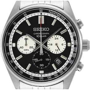 Relógio Masculino Seiko Cronógrafo 60 Min - Aço Inox, Preto