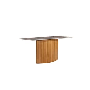Mesa de Jantar com Vidro Ripada - Genova-1,60x0,80m - Art Salas