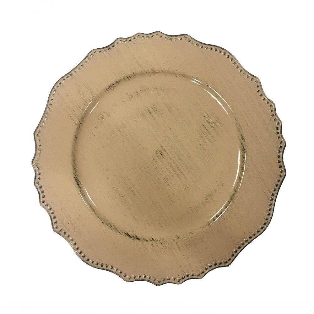 Sousplat Vintage Bege Claro - Rafimex