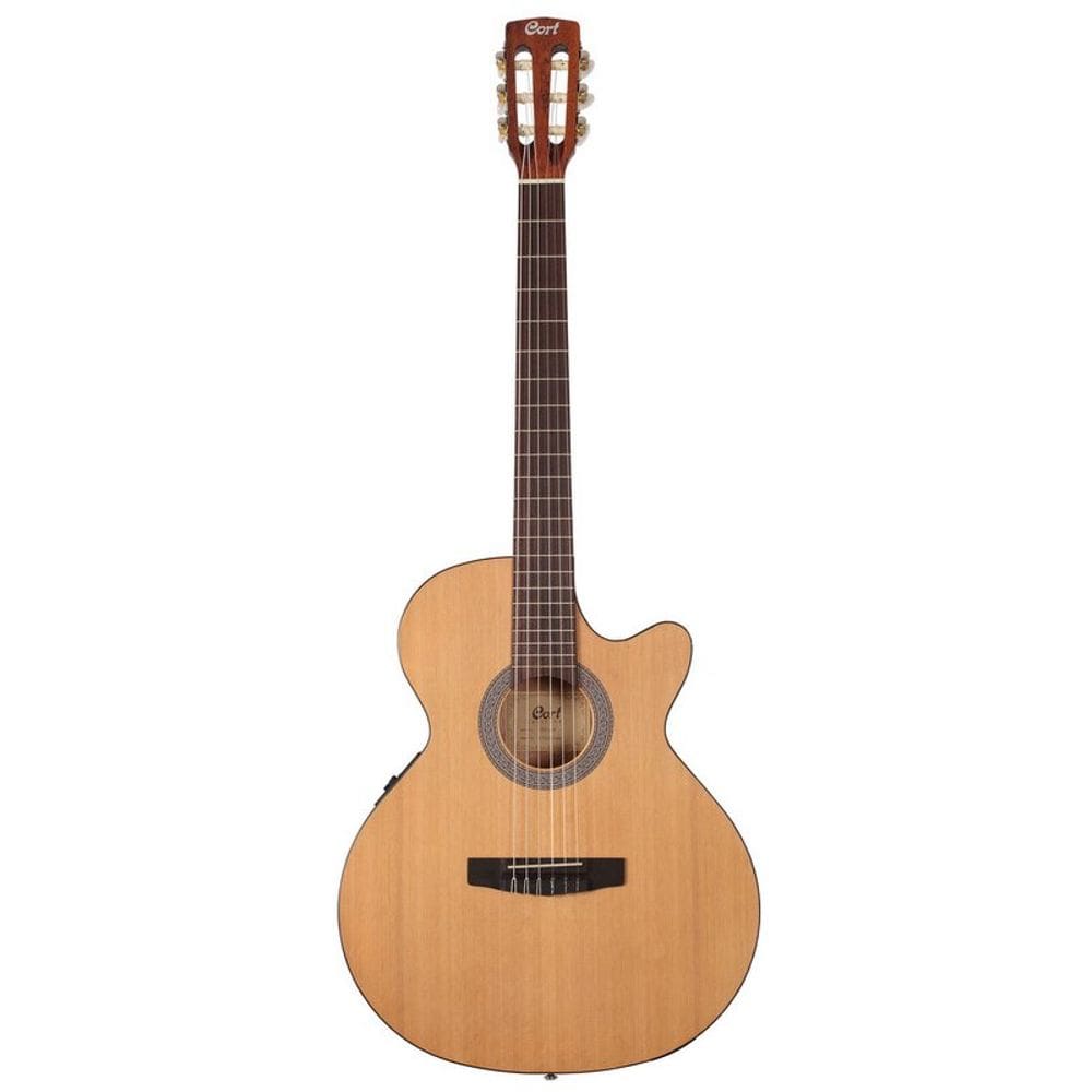 Violão Eletro-Acústico Nylon Flat Cort Cec1 Op