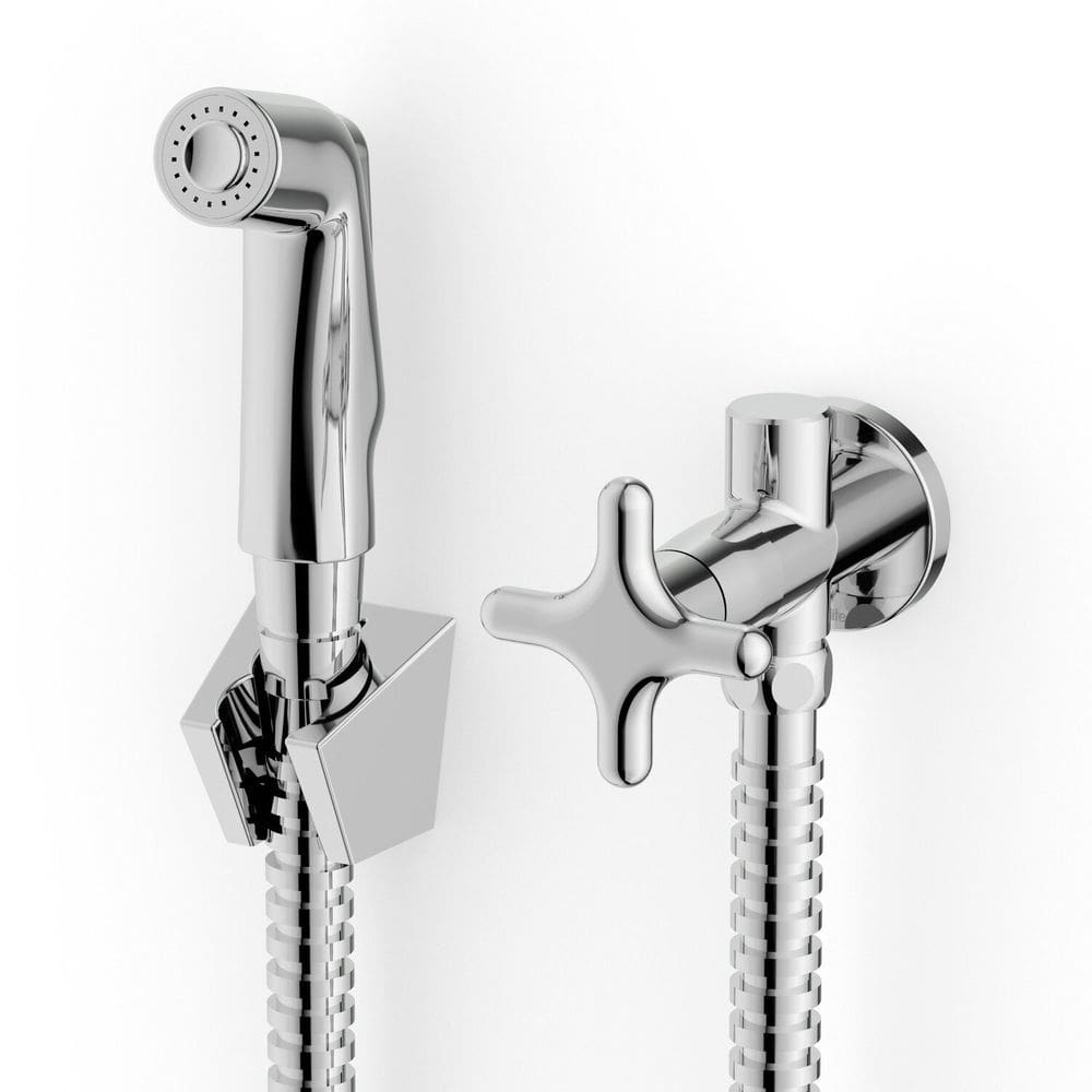 Ducha Higiênica com Derivação Cross Cromado
