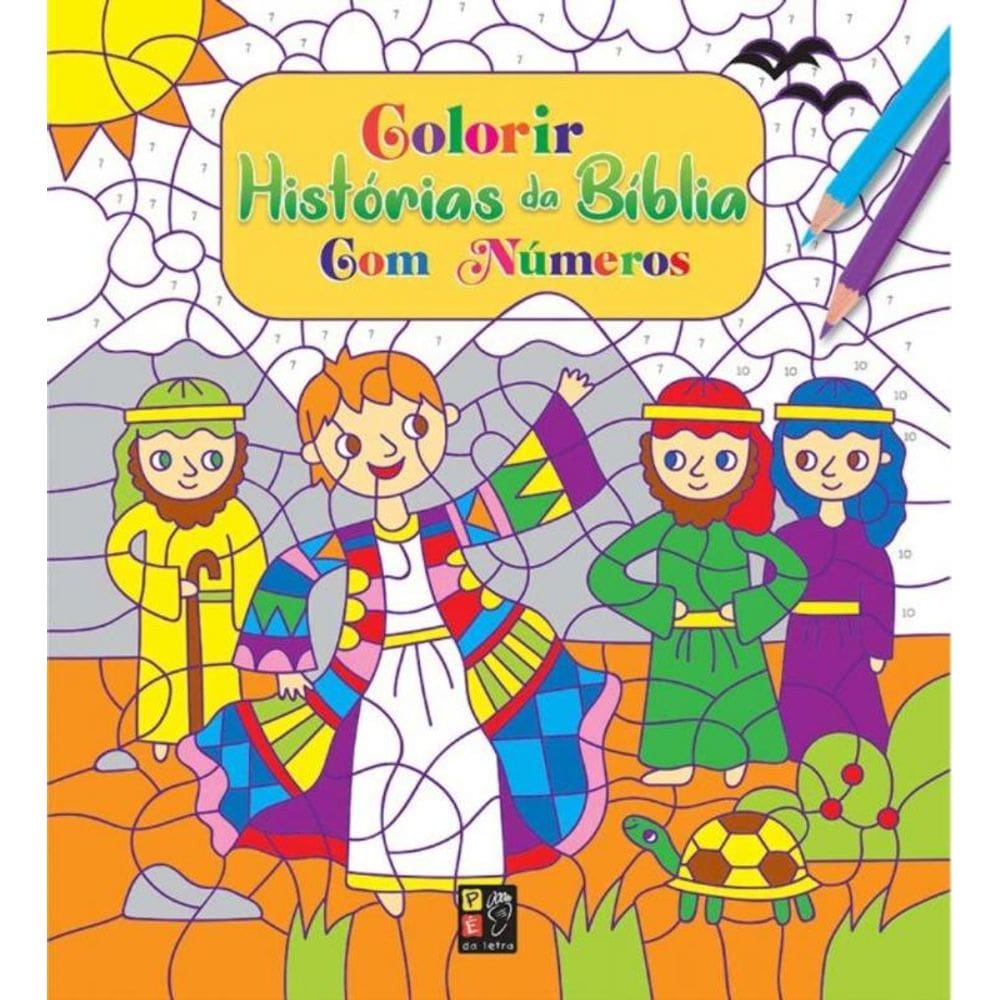 Colorir Historias Da Biblia Com Numeros