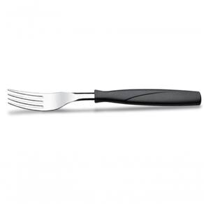 Garfo De Mesa Aço Inox Cabo Preto Brinox
