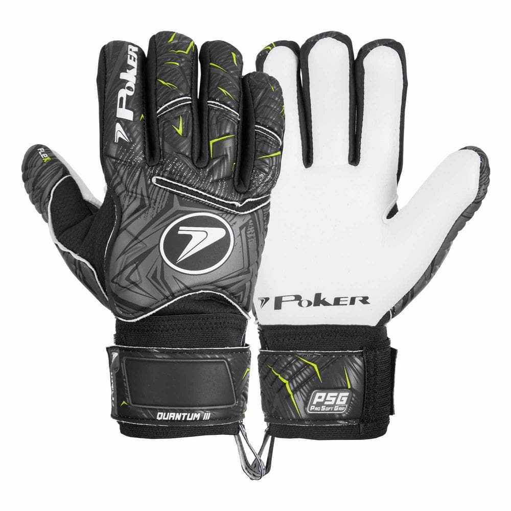 Luva Campo Profissional Quantum 01105-Pchvc - Preto/Branco 9