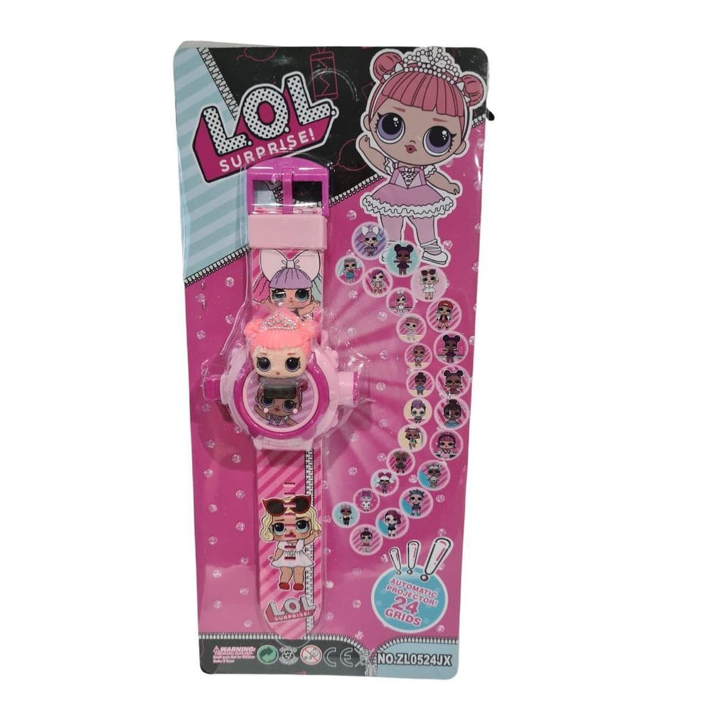 Boneca Lol Surprise Relógio Infantil Com Projetor De Imagens