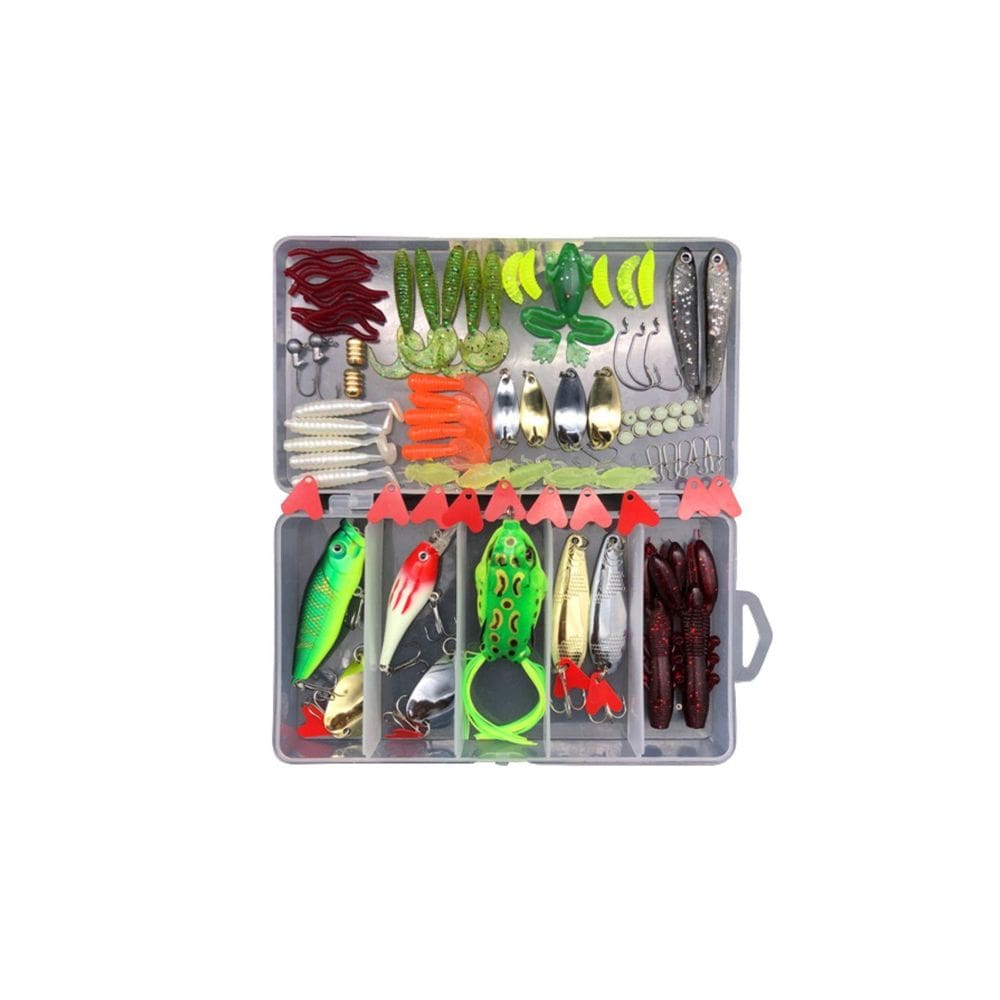 Kit 94 iscas camarão artificiais robalo tucunaré corvina