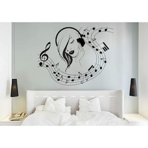 Adesivo De Parede Nota Musical Mod12