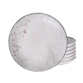 Jogo De Pratos Fundo 21Cm 6Pcs Porcelana Floralis Tramontina
