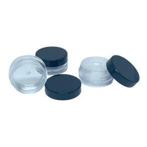 5 Potes Vazio Para Maquiagem Glitter Po Translucido 7Gr.