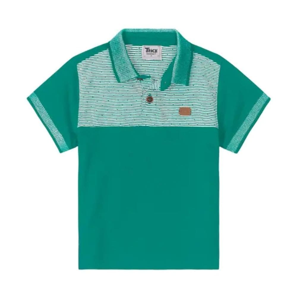 Camiseta polo bebê Trick Nick