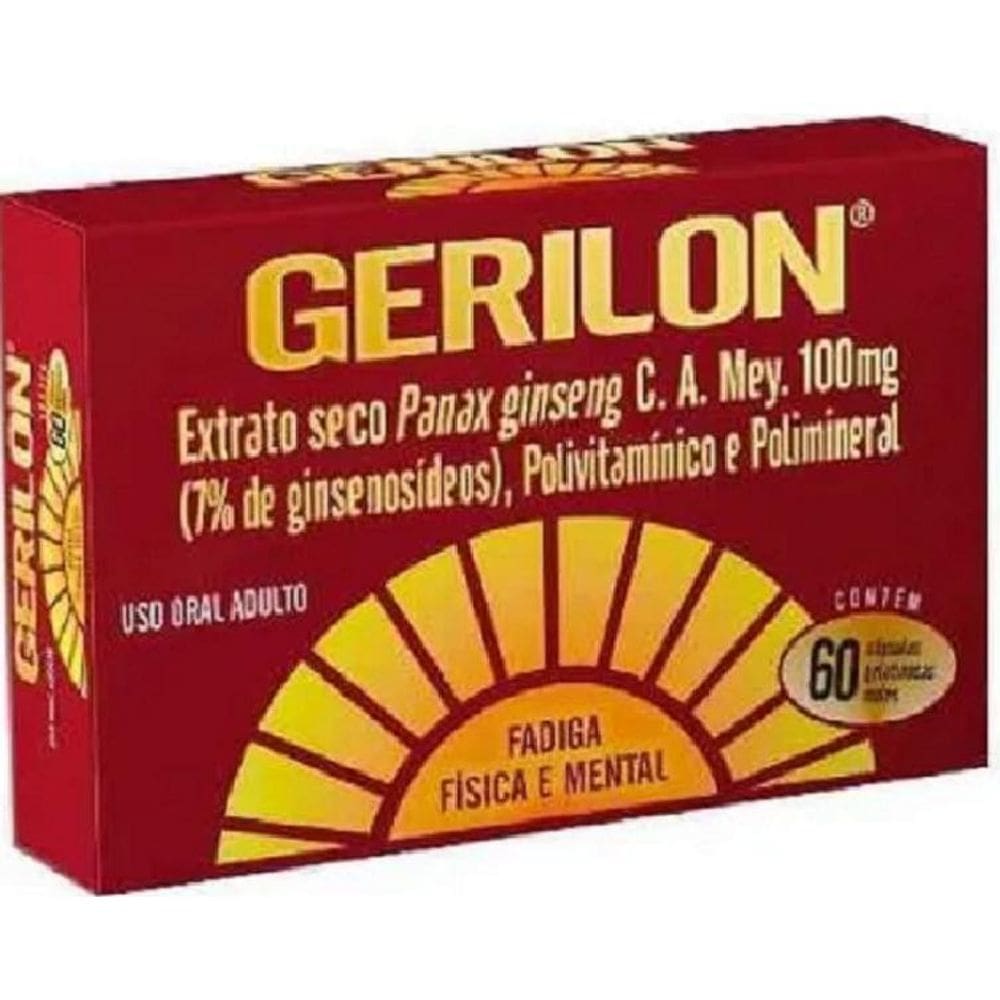 Gerilon com 60 cápsulas