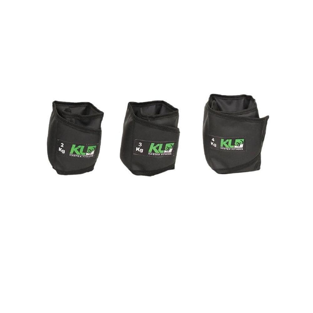 Kit caneleira tornozeleira de peso 2,3 e 4 kg