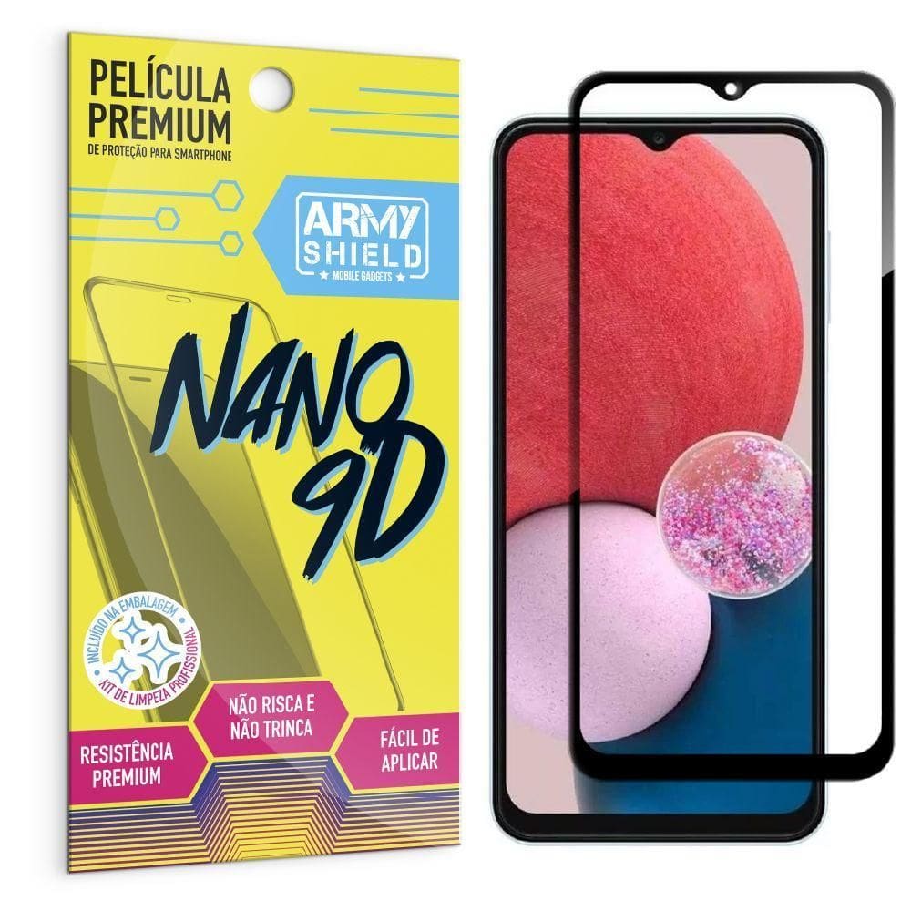 Película samsung a13 4g premium nano 9d armyshield