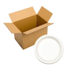 Prato Descartável Biodegradável Bagaço De Cana Kit 10