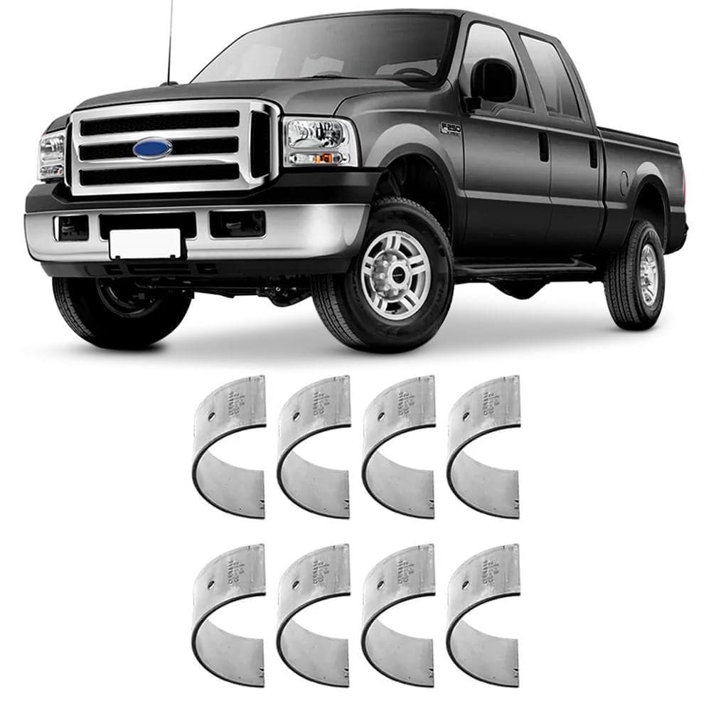 Bronzina Casquilho Biela 1.00 Cargo F-250 F-4000 Metal Leve