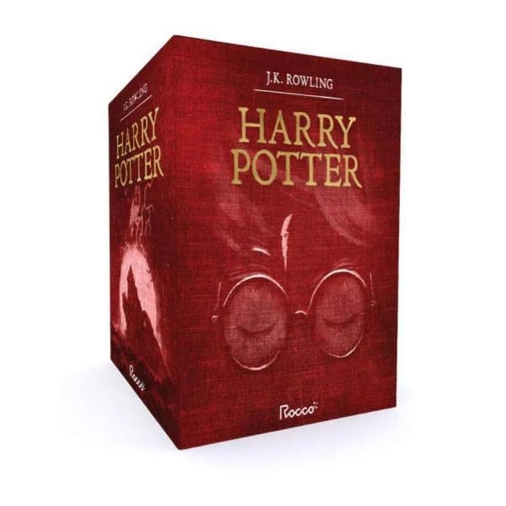 Box Harry Potter Premium Vermelho (7 Livros em Capa Dura)