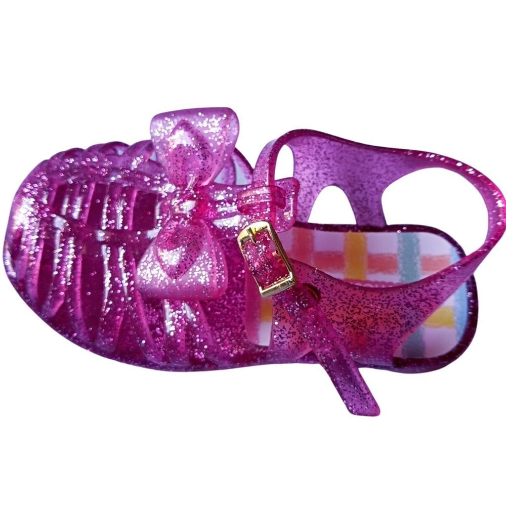 Sandalia Infantil Menina Tendencia Gliter Charmosinha