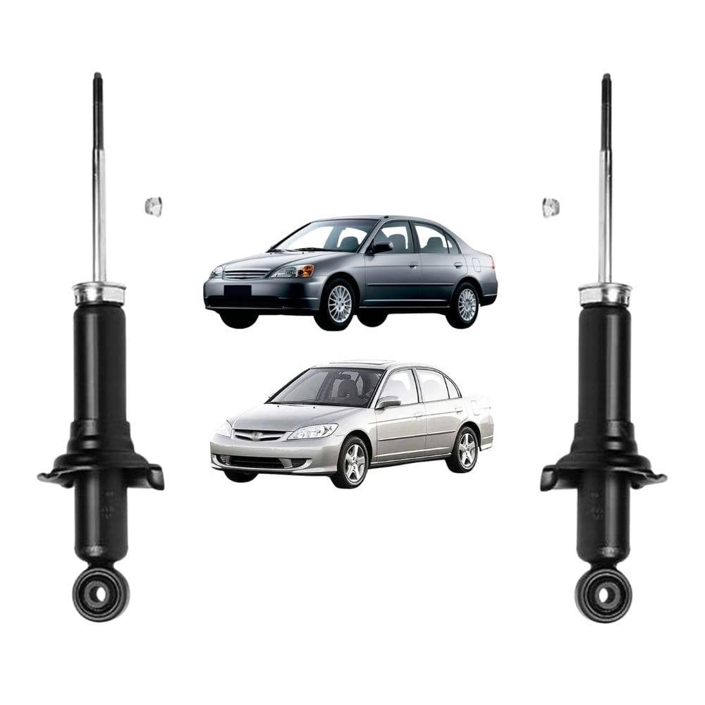 Par Amortecedor Pressurizado Esquerdo + Direito Traseiros Kayaba Civic Sedan 2001 A 2006