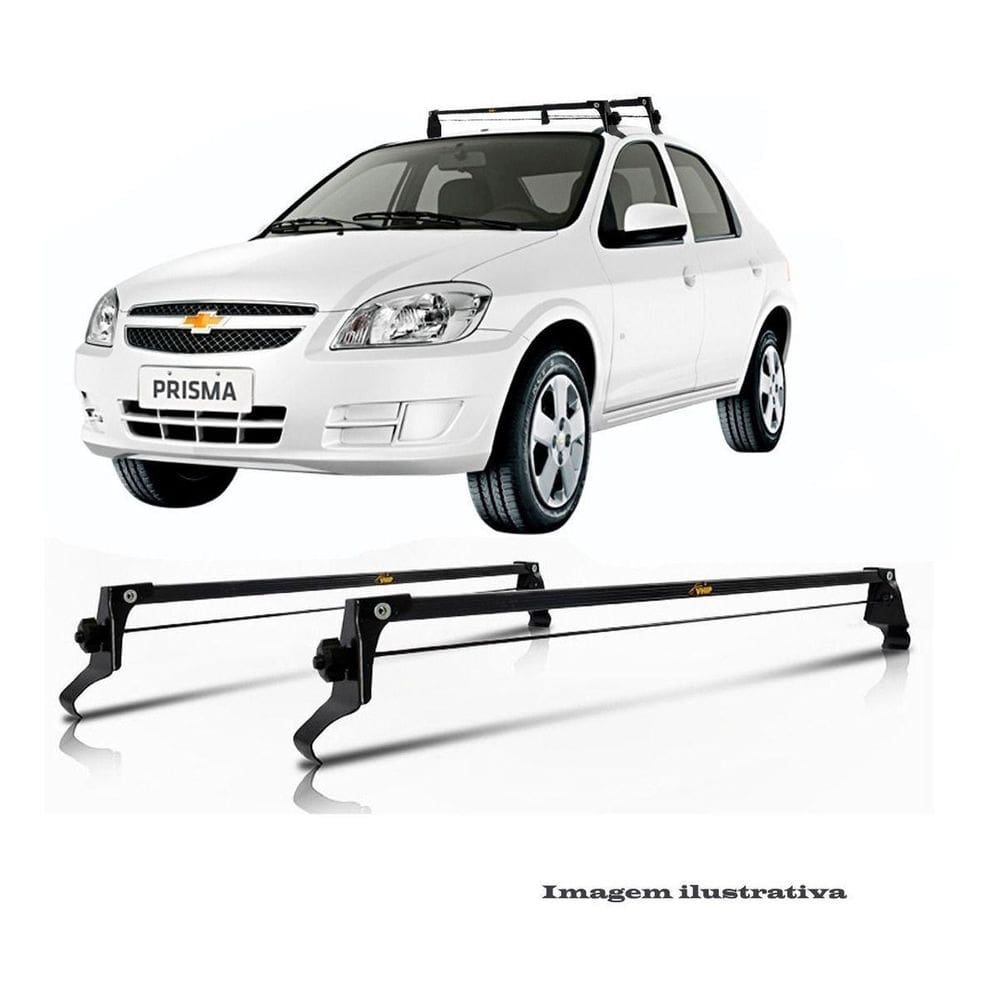Rack De Teto Aço Prisma 2006 A 2012 Bagagero Vhip