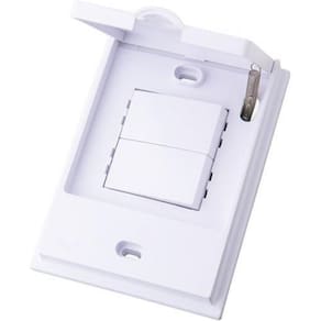 Cj Interruptor Duplo Simples - Blux B.L`Acqua Branco
