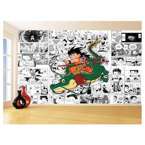 Papel De Parede Dragon Ball Goku Página Manga 3,5M Dbz633