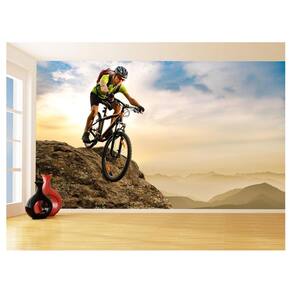 Papel De Parede Mountain Bike Ar Livre Passeio 3,5M Aca38