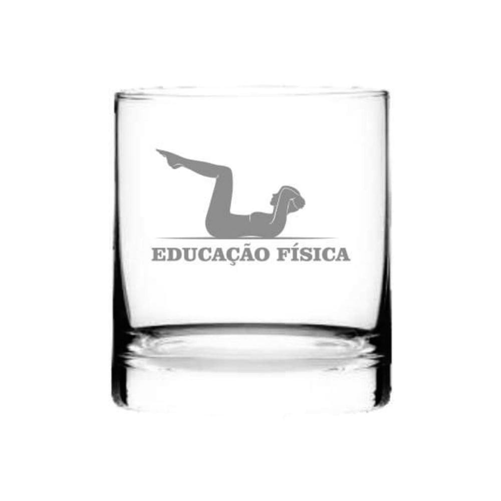 Copo personalizado educação física 8x8cm