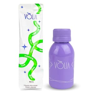 Kit Pote Reuse-Me 60Ml Vlia + Líquido Monomer 30Ml Vlia