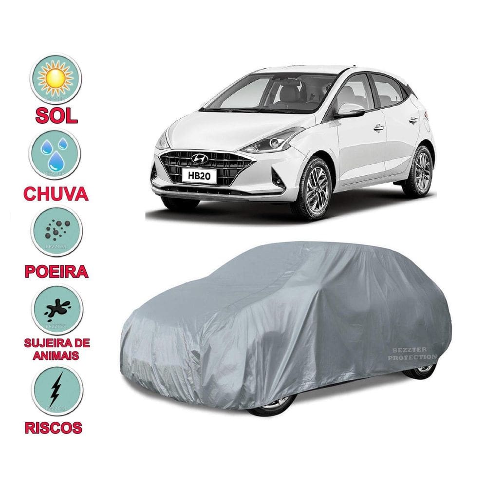 Capa cobrir carro hb-20 hatch impermeável proteção