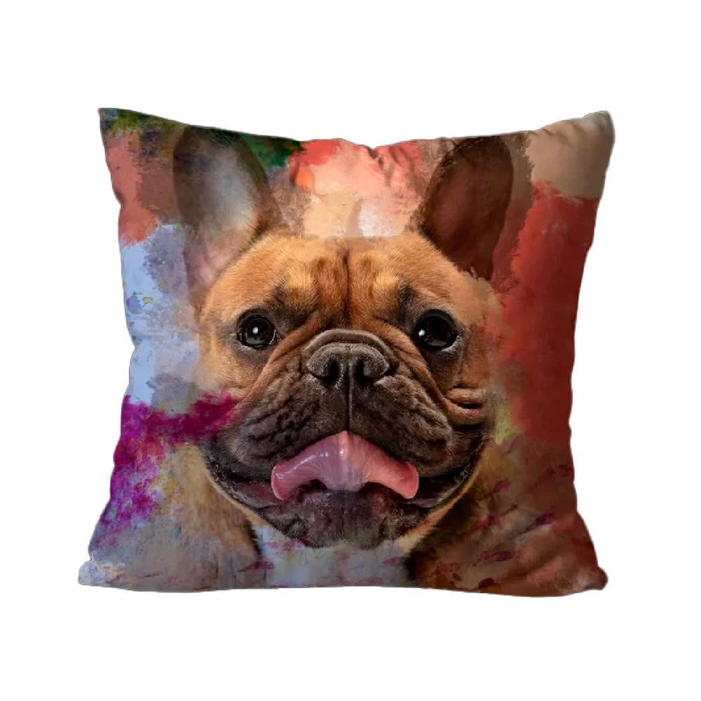 Capa para Almofada Decorativa Francês Colorido