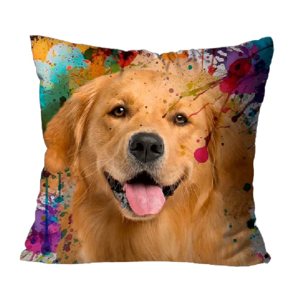 Capa para Almofada Decorativa Golden Colorido