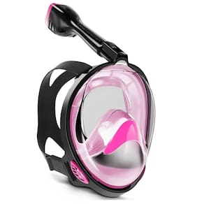 Máscara Subaquática de de Mergulho Gold Sports Full Face Confort Com Snorkel