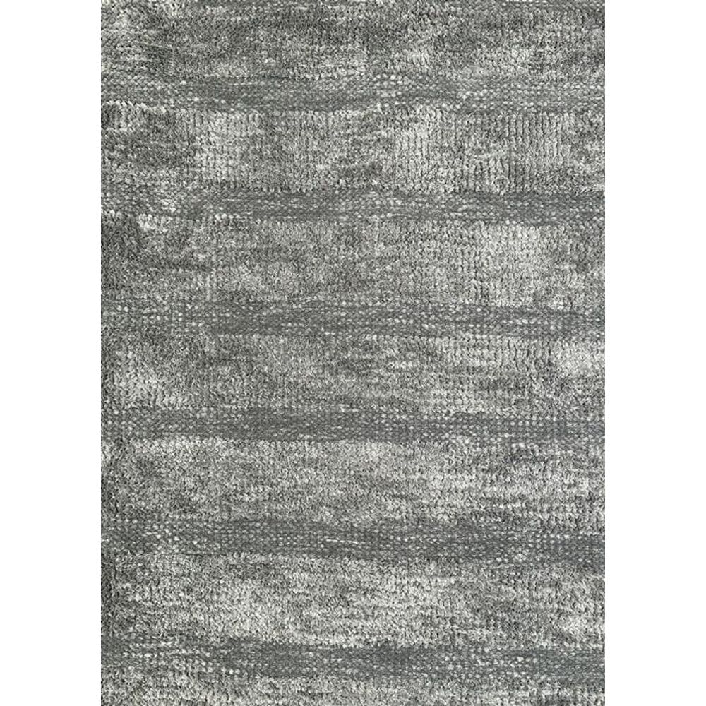 Tapete Tear 300X400 Ge Chenile Relevo Cinza